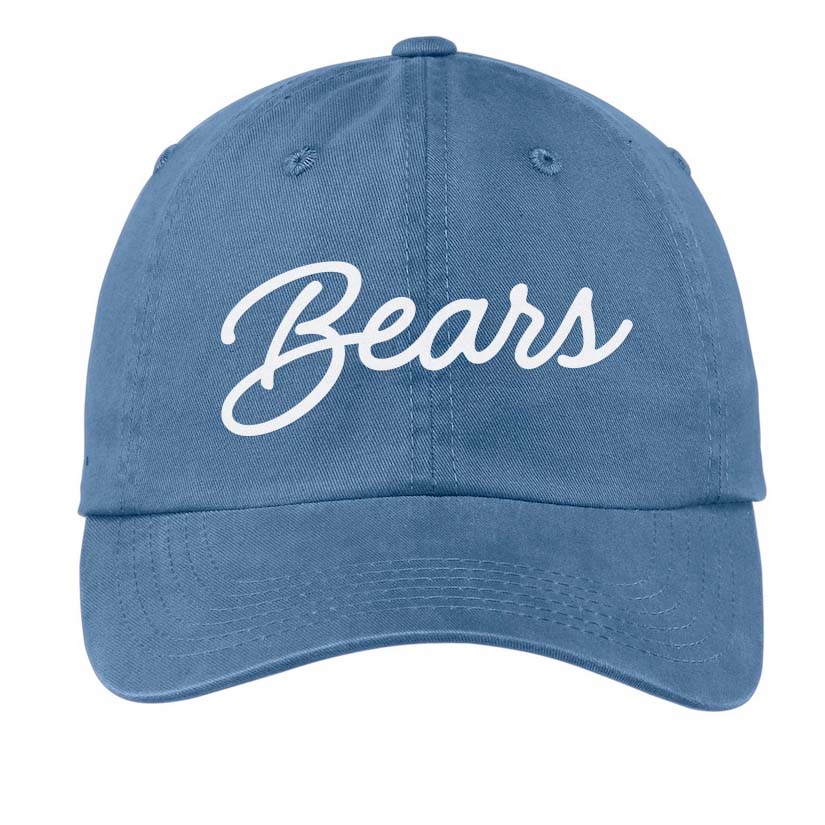 Bears Cursive Baseball Cap