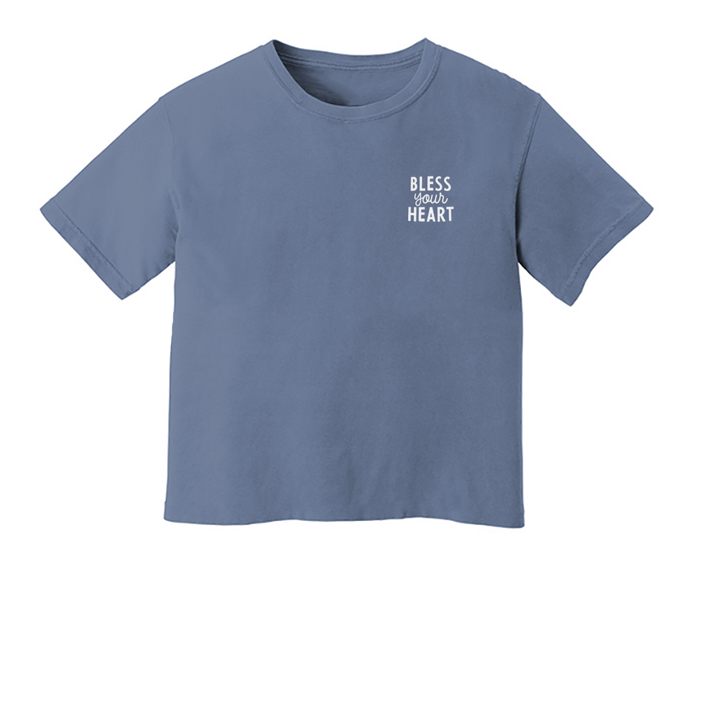 Bless Your Heart Washed Tee - Small Design