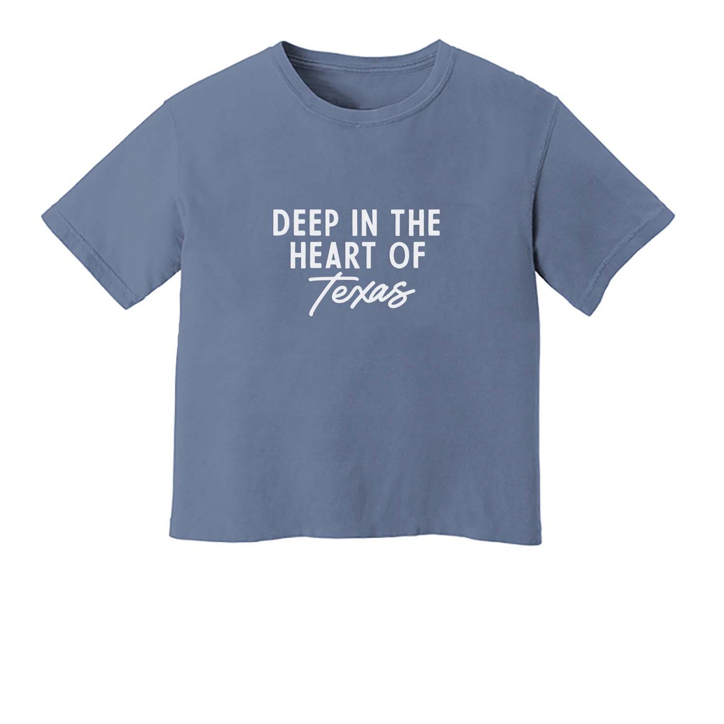 Deep in the Heart of Texas Washed Crop Tee