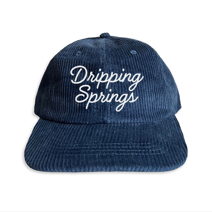Dripping Springs Cursive Corduroy Cap