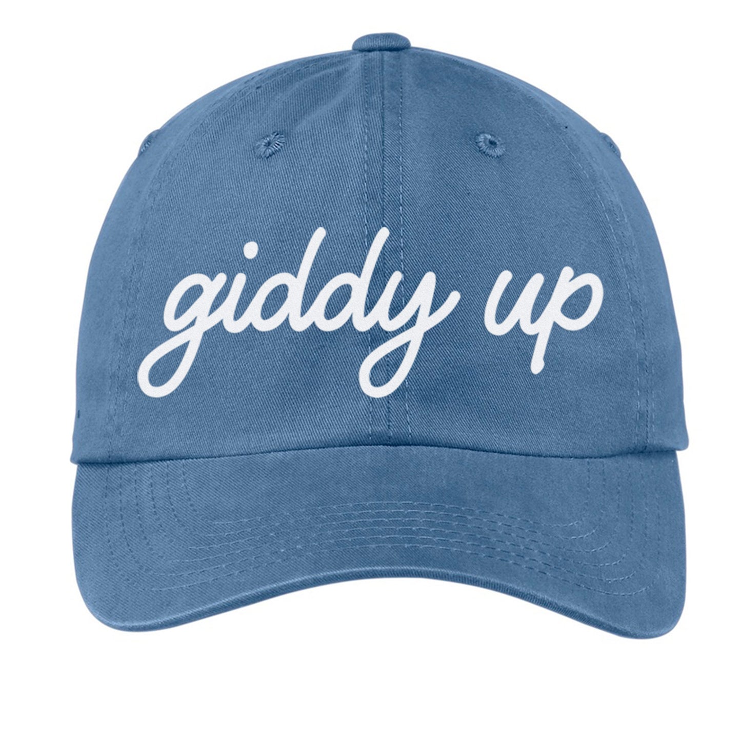 Giddy Up Cursive Baseball Cap