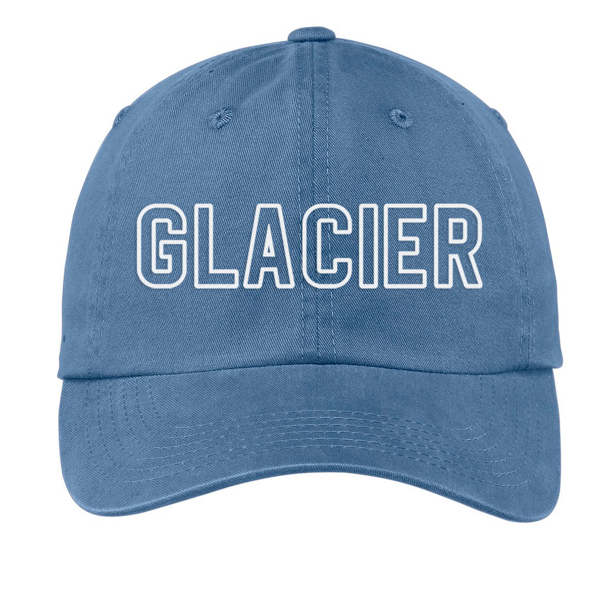 Glacier Outline Baseball Cap