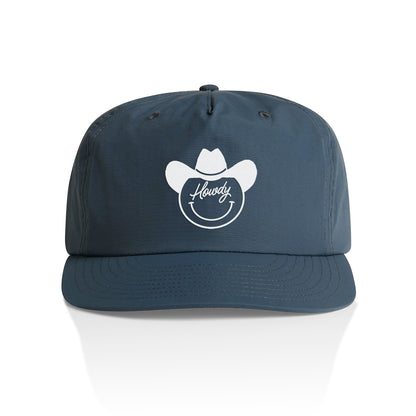 Howdy Cowboy Cursive Nylon Snapback