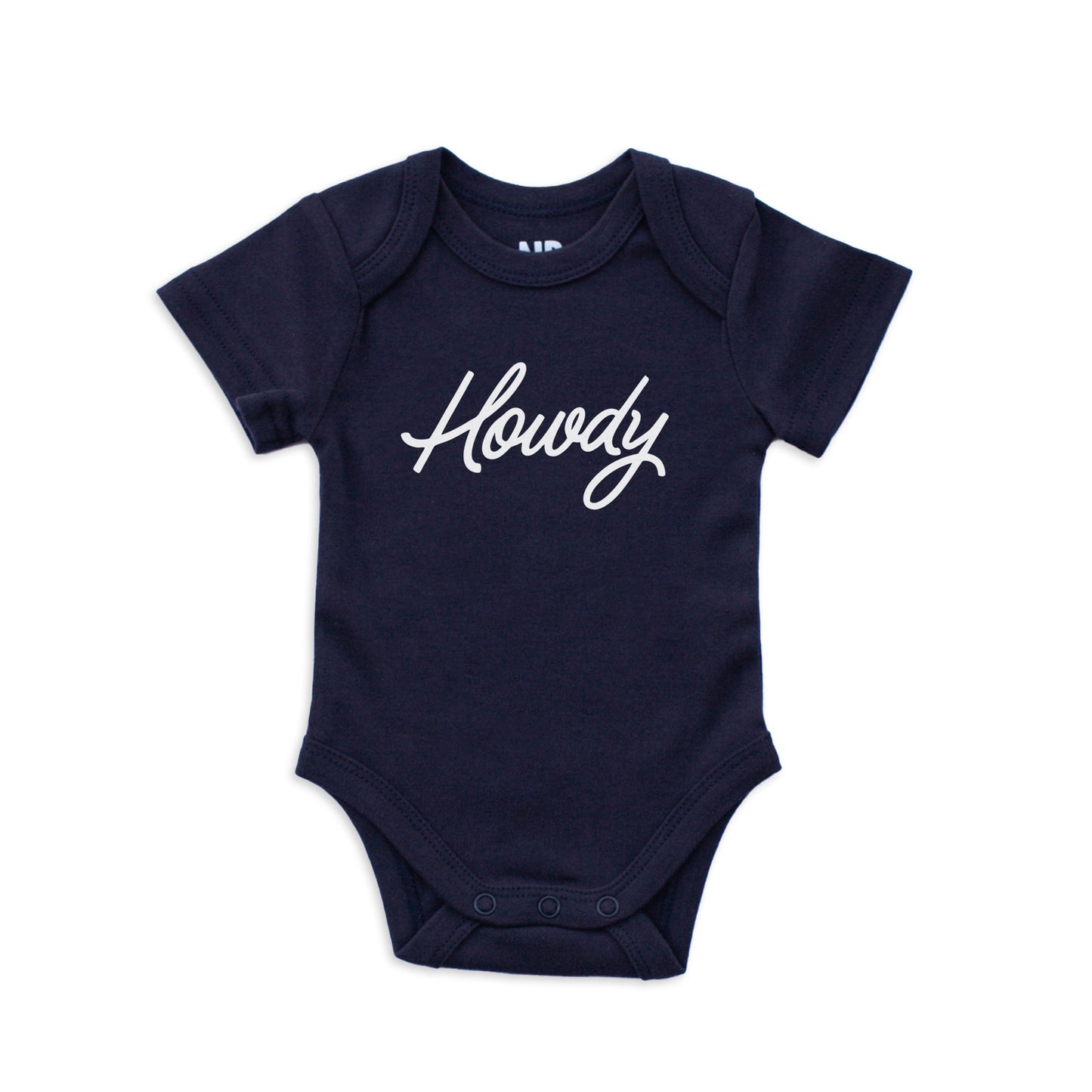 Howdy Cursive Onesie