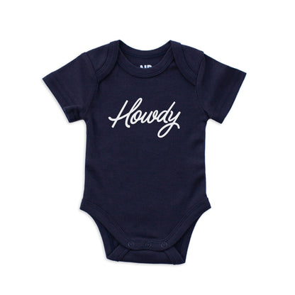 Howdy Cursive Onesie