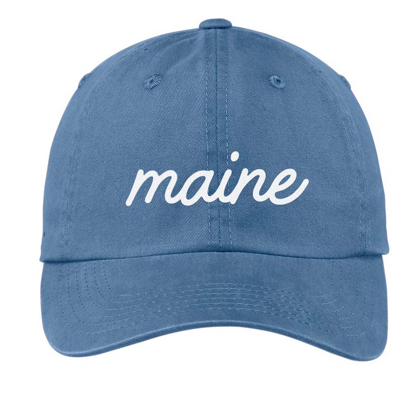 Maine State Baseball Cap