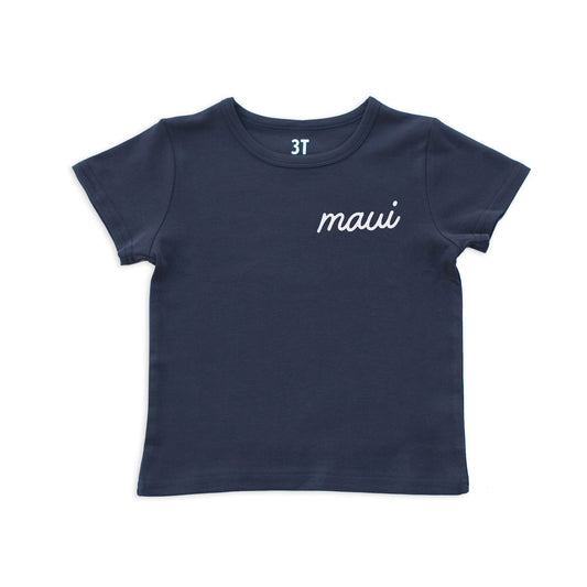 Maui Cursive Kids Tee