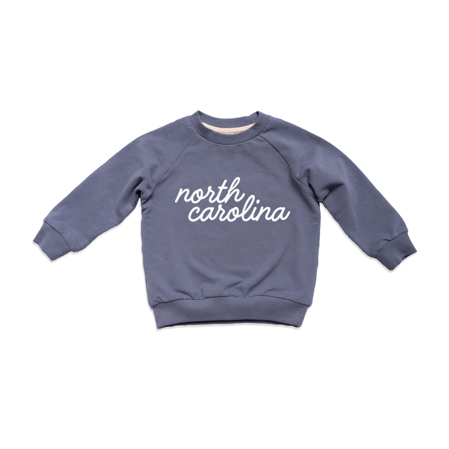 North Carolina Cursive Kids Sweatshirt