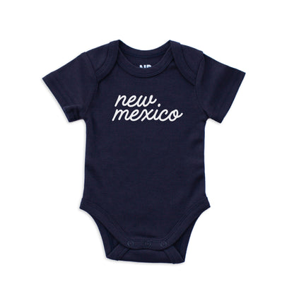 New Mexico Cursive Onesie