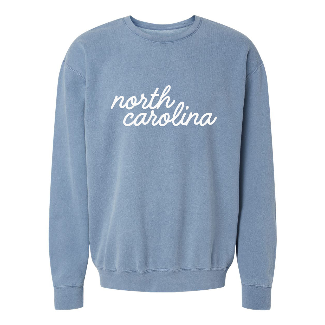 North Carolina Cursive Washed Sweatshirt