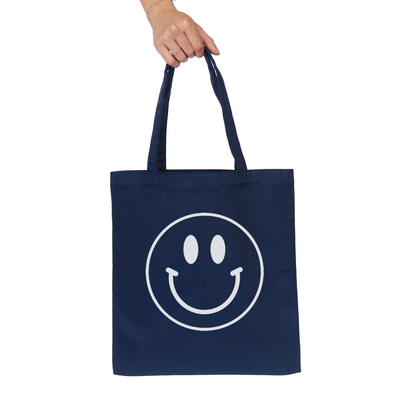 Smiley Face Outline Tote Bag – Frankie Jean