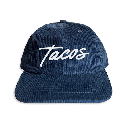 Tacos Cursive Corduroy Cap