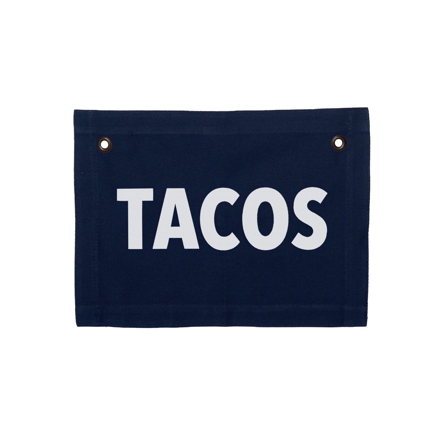 Tacos Small Canvas Flag