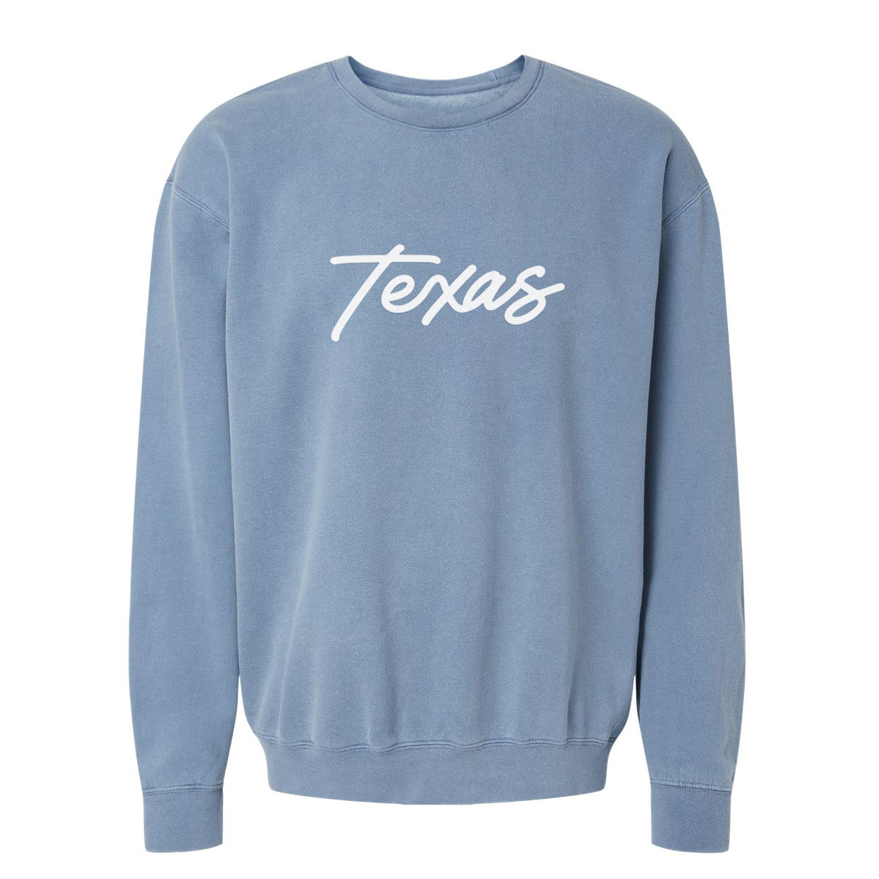 Texas Cursive Washed Sweatshirt