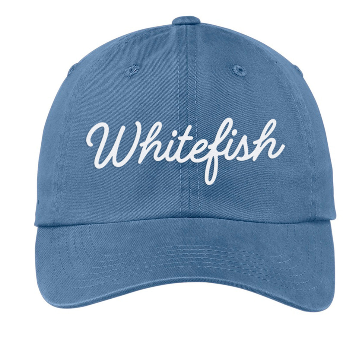 Whitefish Cursive Baseball Cap