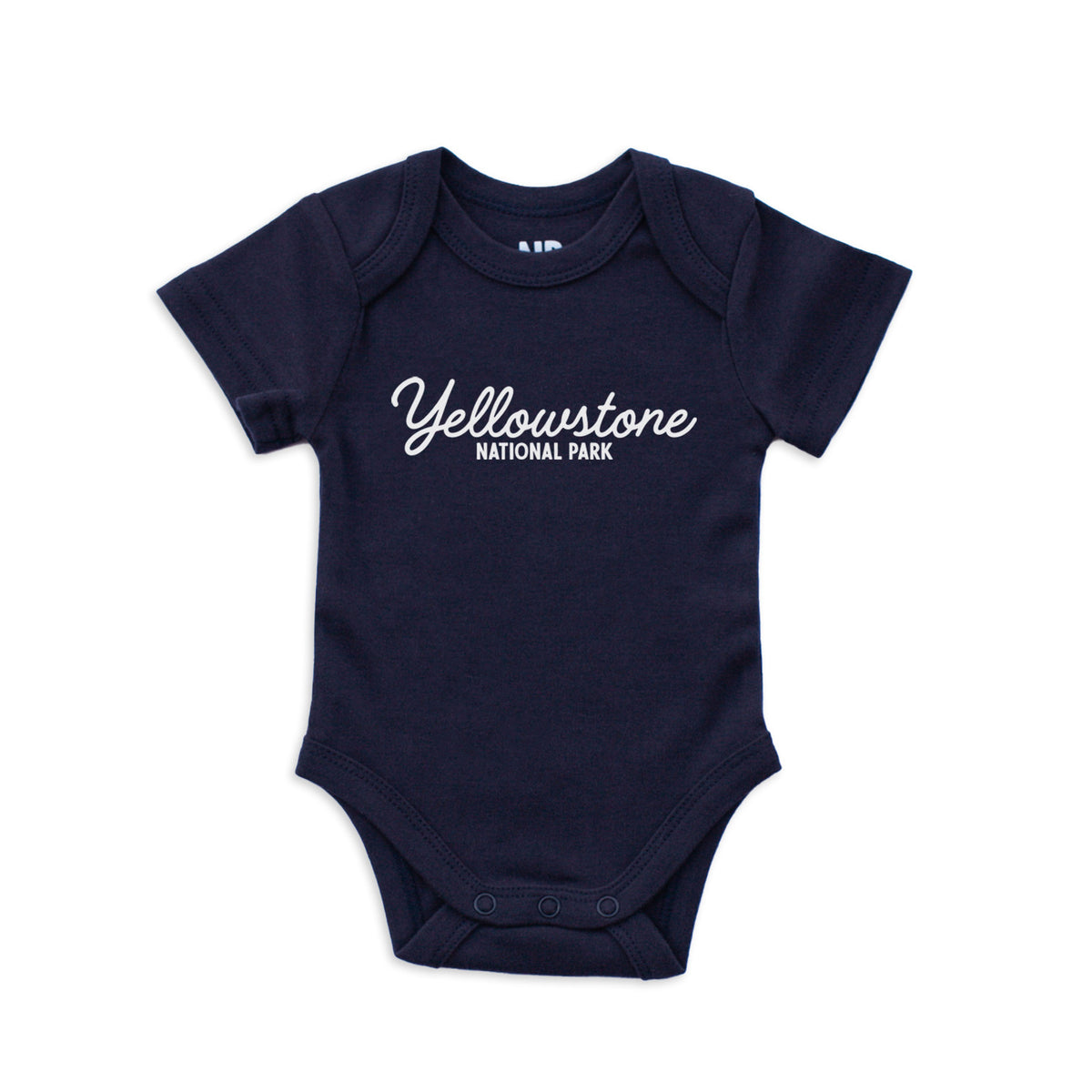 Yellowstone National Park Cursive Onesie