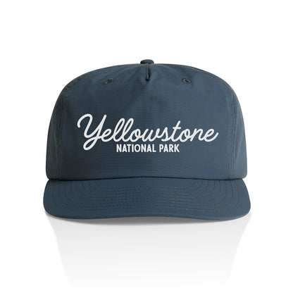 Yellowstone National Park Cursive Nylon Snapback