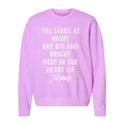 Stars at Night Washed Sweatshirt