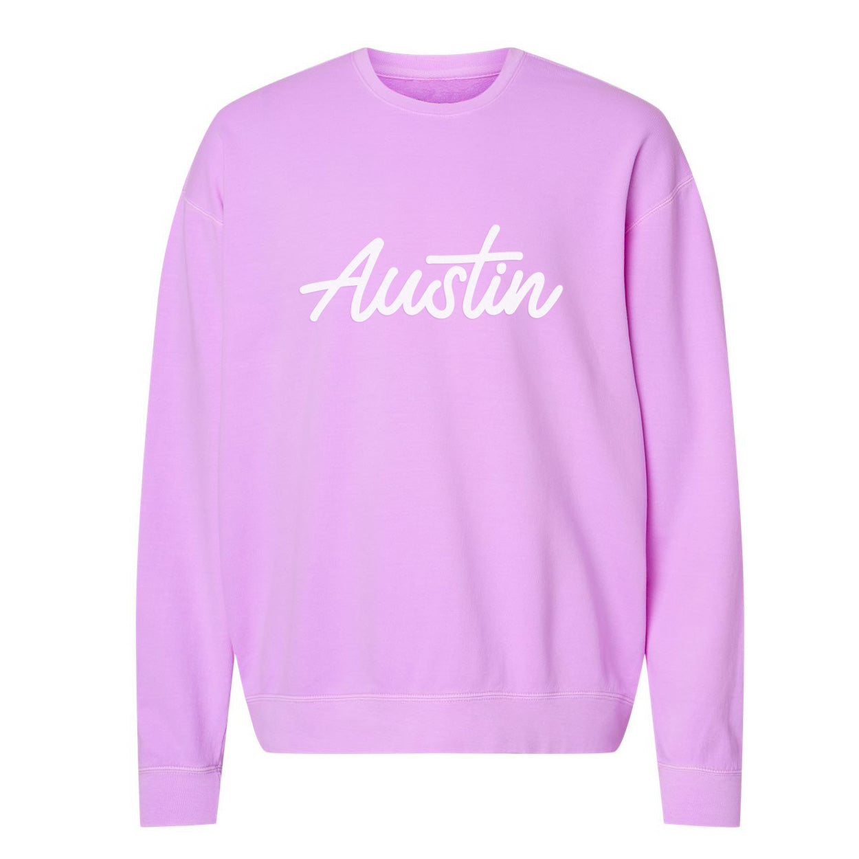 Austin Cursive Washed Sweatshirt