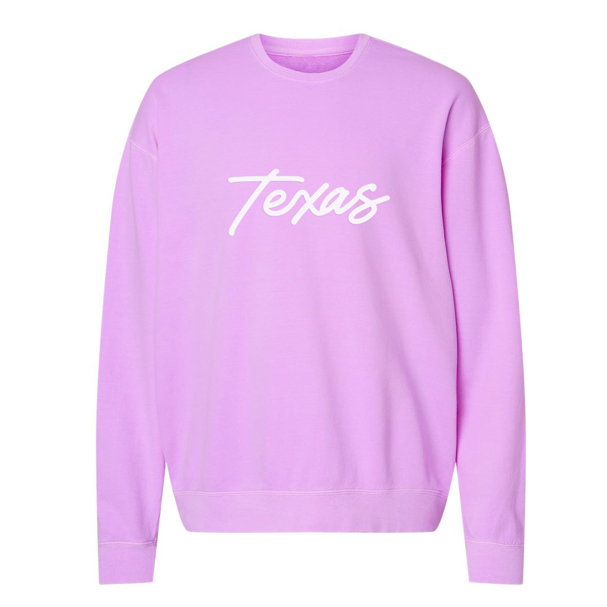 Texas Cursive Washed Sweatshirt