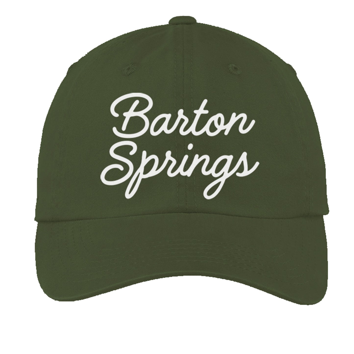 Barton Springs Cursive Baseball Cap