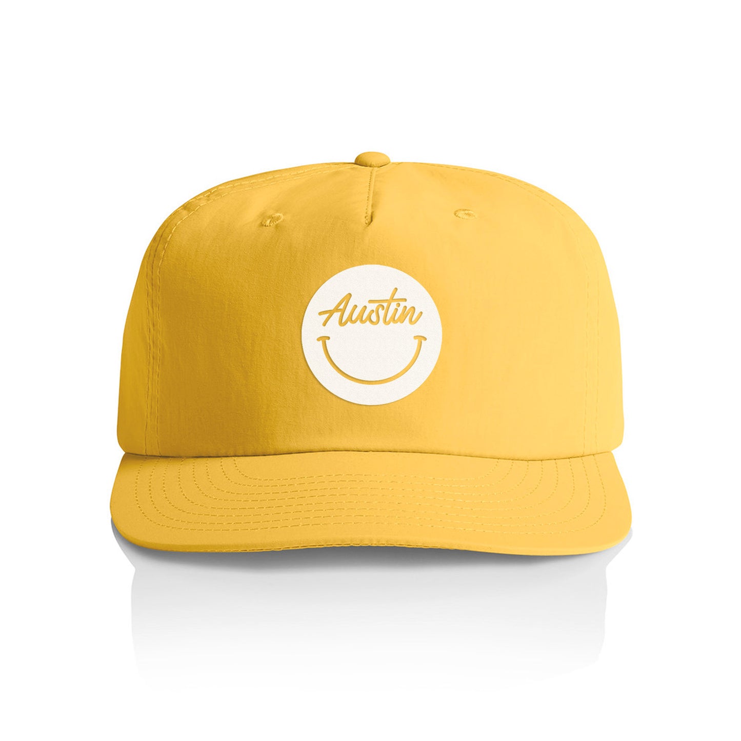 Austin Cursive Smile Nylon Snapback