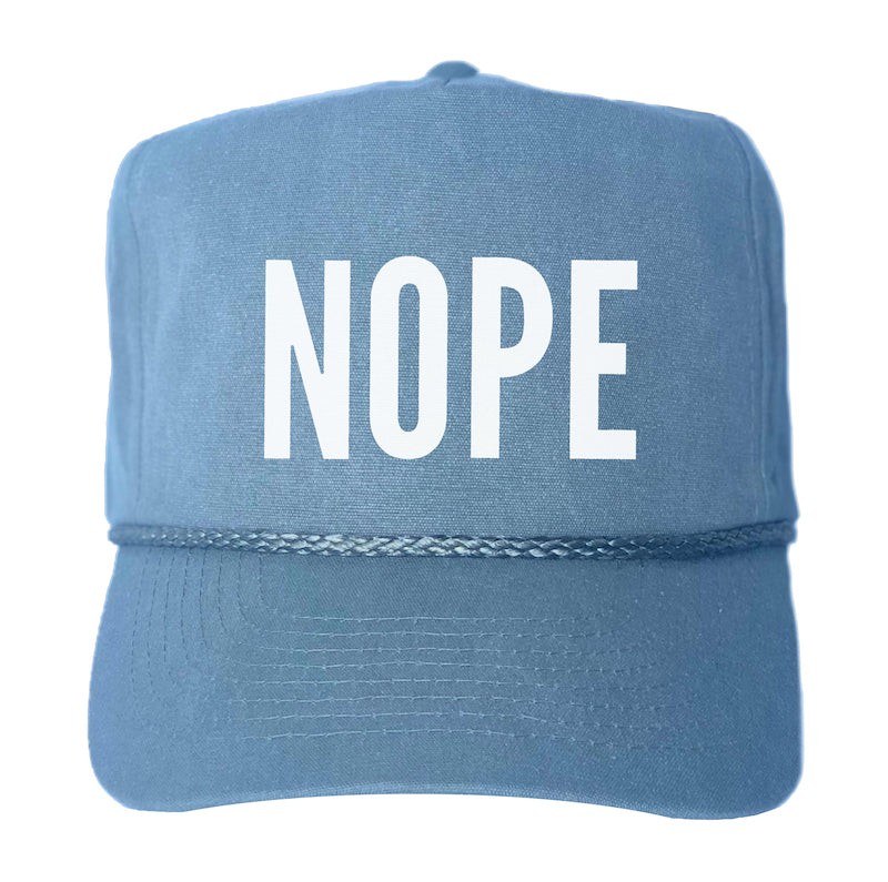 NOPE (2 Inch) Canvas Trucker