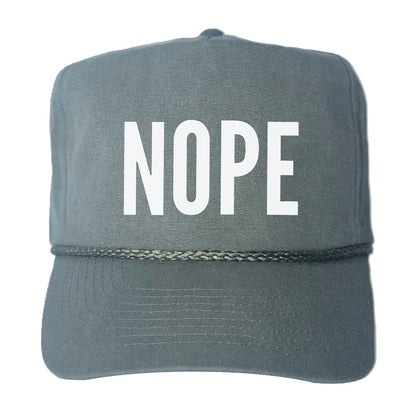 NOPE (2 Inch) Canvas Trucker