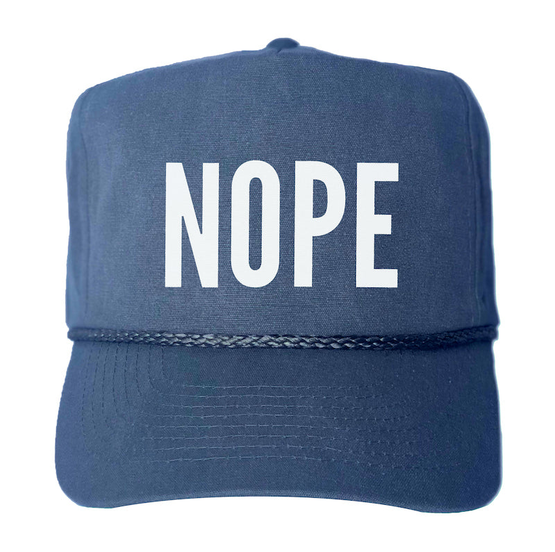 NOPE (2 Inch) Canvas Trucker