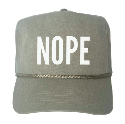 NOPE (2 Inch) Canvas Trucker