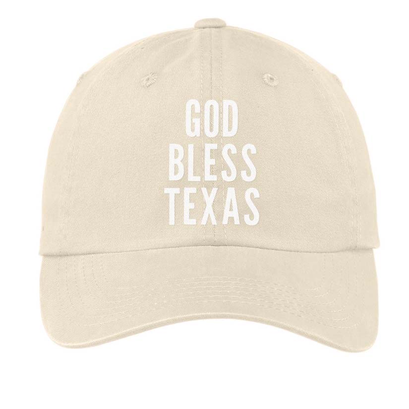 God Bless Texas Baseball Cap