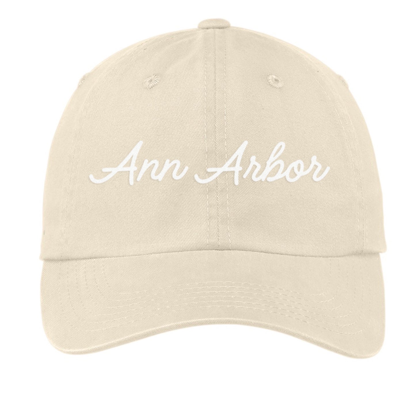 Ann Arbor Cursive Baseball Cap