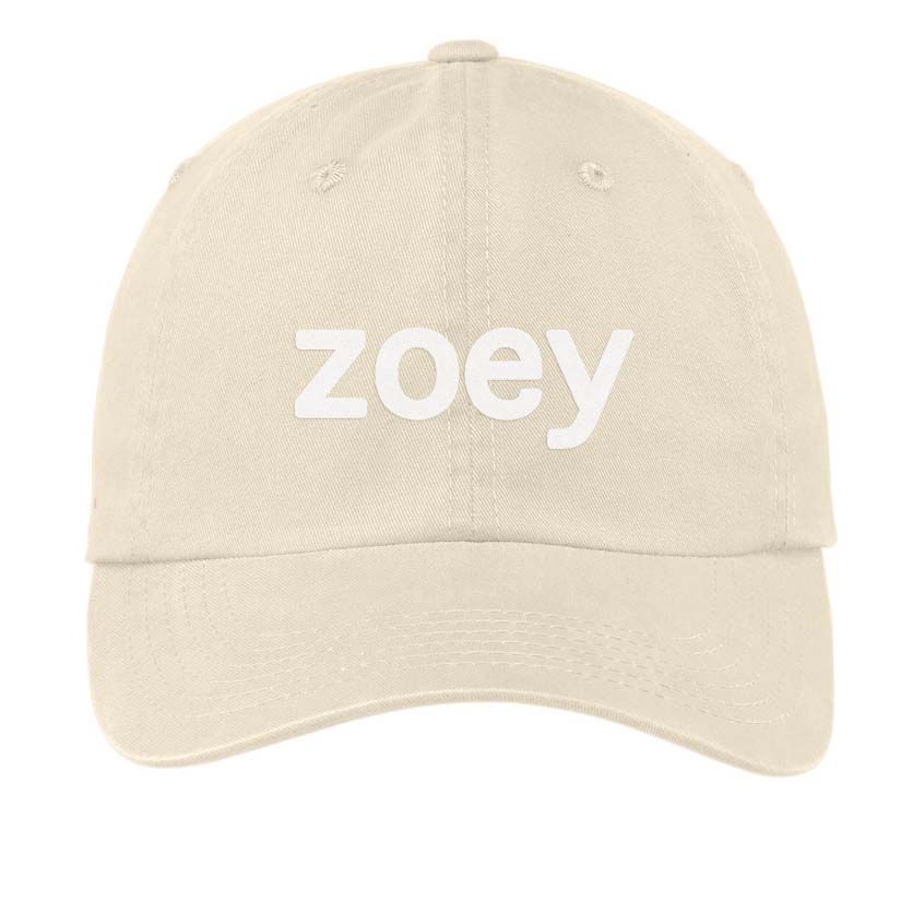 Custom Lowercase Baseball Cap