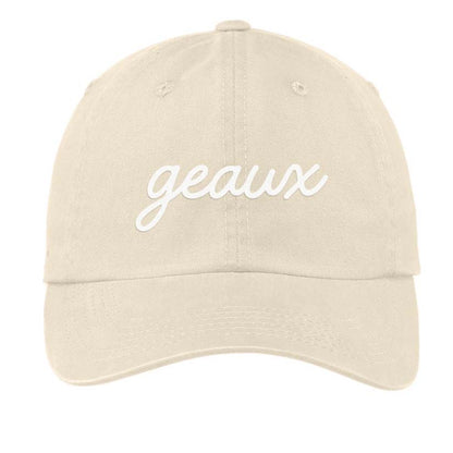 Geaux Cursive Baseball Cap