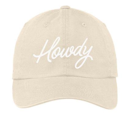 Howdy Cursive Baseball Cap