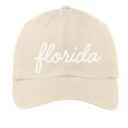 Florida Cursive Baseball Cap
