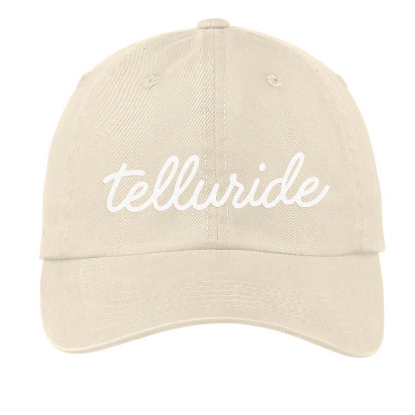 Telluride Cursive Baseball Cap