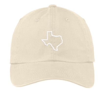 Texas State Outline Baseball Cap