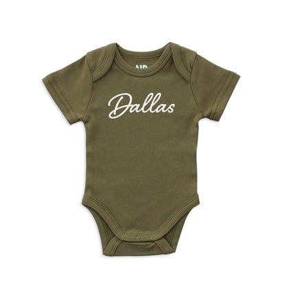 Dallas Cursive Onesie V2