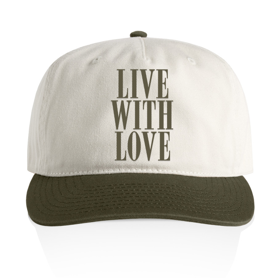 Live with Love 2 Tone Cap
