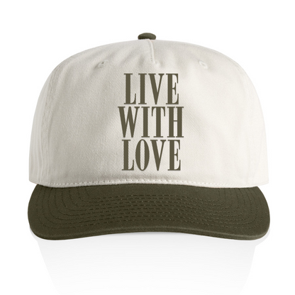 Live with Love 2 Tone Cap