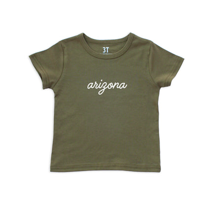Arizona Cursive Kids Tee
