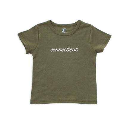 Connecticut Cursive Kids Tee