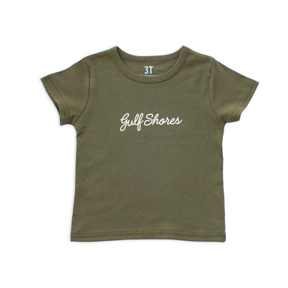 Gulf Shores Cursive Kids Tee