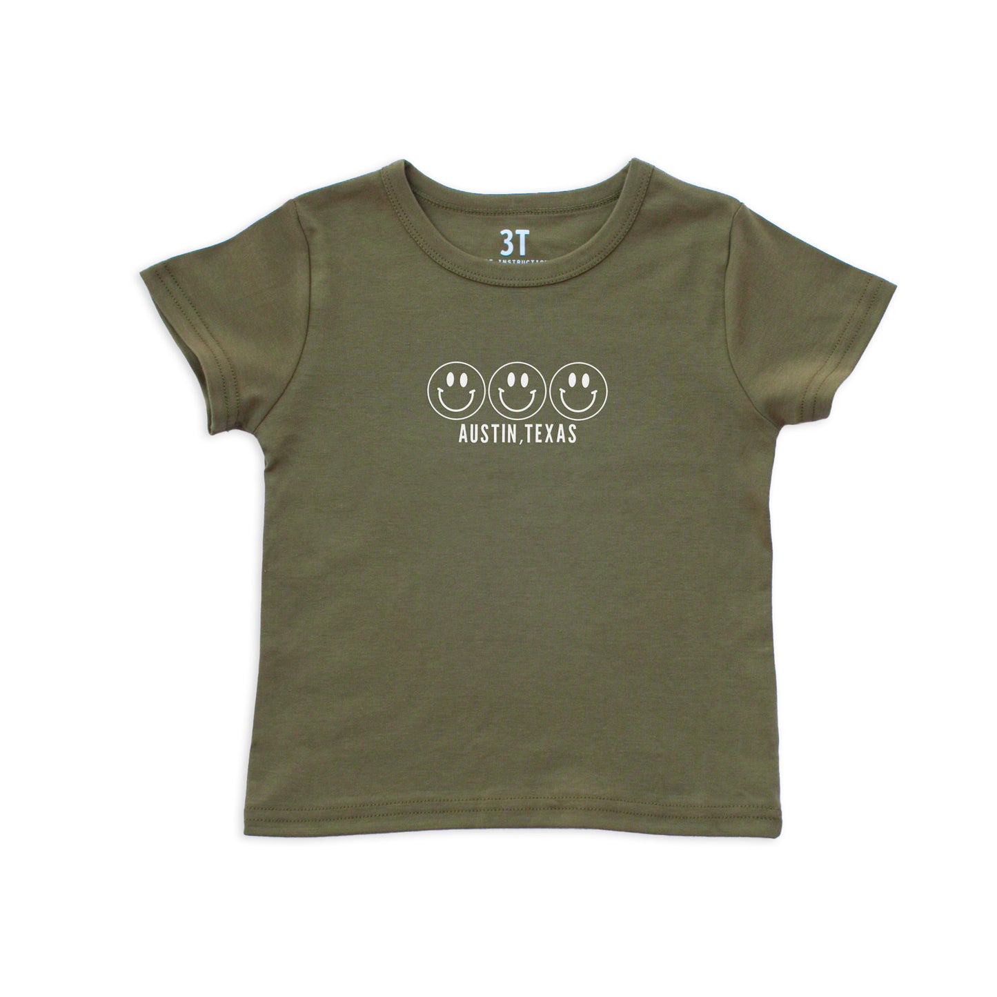 Smile Austin Texas Kids Tee