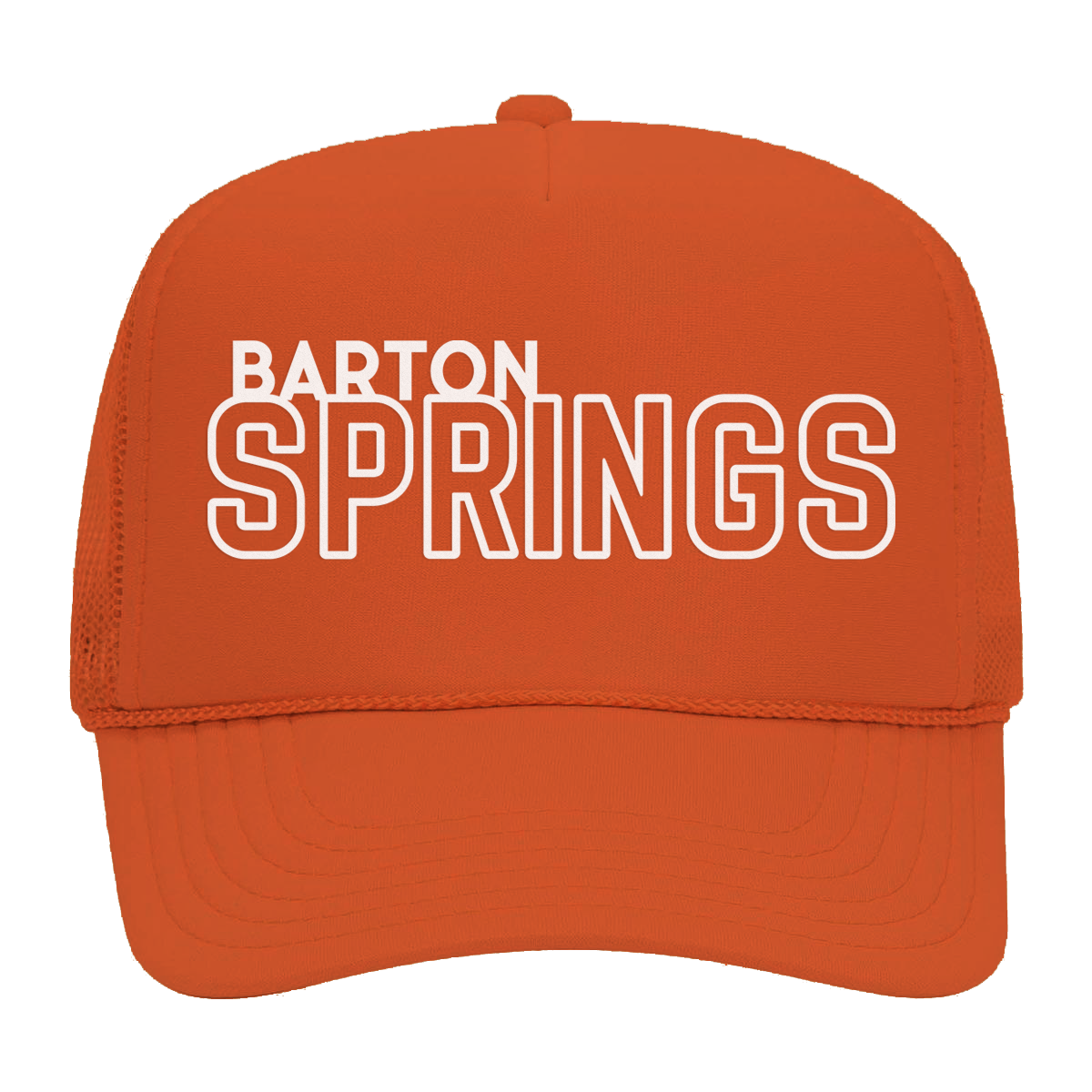 Barton Springs Outline Foam Snapback