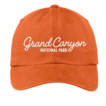 Grand Canyon National Park Cursive Baseball Cap