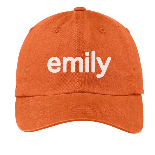 Custom Baseball Cap - Lowercase | Bold