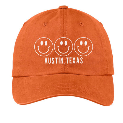 Smile Austin Texas Baseball Cap