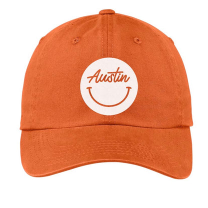 Austin Cursive Smile Baseball Cap